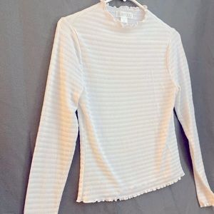 Long Sleeve White Blouse